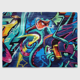 Плед 3D с принтом STREET FASHION в Курске, 100% полиэстер | закругленные углы, все края обработаны. Ткань не мнется и не растягивается | grafity | paint | street art | urban | город | граффити | искусство | кирпичи | краски | рисунки | стена | улицы | уличное искусство