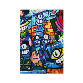 Обложка для паспорта матовая кожа с принтом GRAFFITI EXCLUSIVE в Курске, натуральная матовая кожа | размер 19,3 х 13,7 см; прозрачные пластиковые крепления | grafity | paint | street art | urban | город | граффити | искусство | кирпичи | краски | рисунки | стена | улицы | уличное искусство