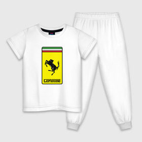 Детская пижама хлопок с принтом Corleone Ferrari в Курске, 100% хлопок |  брюки и футболка прямого кроя, без карманов, на брюках мягкая резинка на поясе и по низу штанин
 | Тематика изображения на принте: 