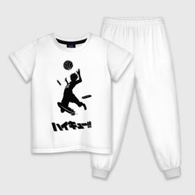 Детская пижама хлопок с принтом Haikyuu!! Shouyou Hinata в Курске, 100% хлопок |  брюки и футболка прямого кроя, без карманов, на брюках мягкая резинка на поясе и по низу штанин
 | haikyuu | shouyou hinata | волейбол | волейбол аниме | шоё хината
