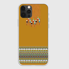 Чехол для iPhone 12 Pro Max с принтом индейское национальное платье в Курске, Силикон |  | ethno | indians | native american | ttibal | америка | индейцы | трибал | узор. орнамент | этника