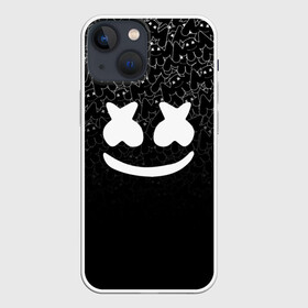 Чехол для iPhone 13 mini с принтом MARSHMELLO BLACK в Курске,  |  | black | dj | marshmello | usa | америка | клубная музыка | маршмелло | музыка | музыкант