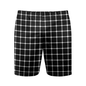 Мужские шорты спортивные с принтом Неуловимые серый точки в Курске,  |  | иллюзия | кажется | квадраты | клетка | круги | линии | полосы | сетка | точки | ячейка