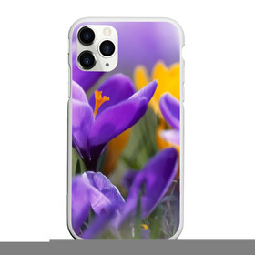 Чехол для iPhone 11 Pro матовый с принтом Фиолетовые цветы в Курске, Силикон |  | бабушке | девочке | девушке | дочке | желтые цветы | женщине | маме | подруге | природа | розовые цветы | розы | сестре | теще | тюльпаны | цветы