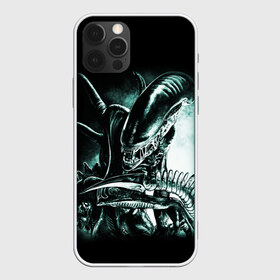 Чехол для iPhone 12 Pro Max с принтом Чужой в Курске, Силикон |  | alien | aliens | xenomorph | ксеноморф | монстры | ужасы | чужие | чужой