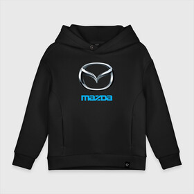 Детское худи Oversize хлопок с принтом MAZDA в Курске, френч-терри — 70% хлопок, 30% полиэстер. Мягкий теплый начес внутри —100% хлопок | боковые карманы, эластичные манжеты и нижняя кромка, капюшон на магнитной кнопке | auto | mazda | sport | авто | автомобиль | автомобильные | бренд | мазда | марка | машины | спорт