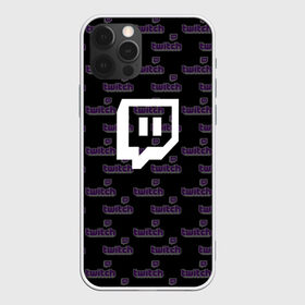 Чехол для iPhone 12 Pro Max с принтом Twitch в Курске, Силикон |  | game | gamer | logo | twitch | twitties | игры | логотип | стрим | твитч