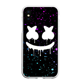 Чехол для iPhone XS Max матовый с принтом MARSHMELLO Melt в Курске, Силикон | Область печати: задняя сторона чехла, без боковых панелей | Тематика изображения на принте: marsh | marshmallow | marshmello | marshmelo | mello | music | smile | диджей | лого | маршмеллов | маршмеллоу | маршмеллу | маршмело | маршмелов | маршмелоу | музыка | музыкант | рожица | трэп | улыбка | хаус