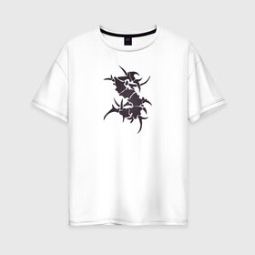 Женская футболка хлопок Oversize с принтом Sepultura в Курске, 100% хлопок | свободный крой, круглый ворот, спущенный рукав, длина до линии бедер
 | alternative | death | groove thrash | sepultura | thrash