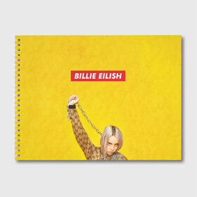 Альбом для рисования с принтом Billie Eilish в Курске, 100% бумага
 | матовая бумага, плотность 200 мг. | billie eilish | lovely | music | ocean eyes | pop | билли айлиш | девушка | музыка | океан | поп | эйлиш | элиш