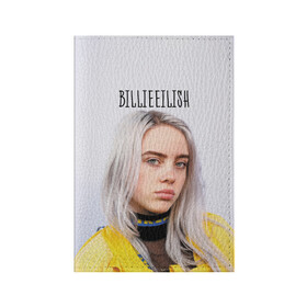 Обложка для паспорта матовая кожа с принтом BillieEilish в Курске, натуральная матовая кожа | размер 19,3 х 13,7 см; прозрачные пластиковые крепления | billie eilish | lovely | music | ocean eyes | pop | билли айлиш | девушка | музыка | океан | поп | эйлиш | элиш