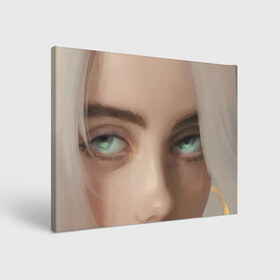 Холст прямоугольный с принтом Ocean Eyes в Курске, 100% ПВХ |  | billie eilish | lovely | music | ocean eyes | pop | билли айлиш | девушка | музыка | океан | поп | эйлиш | элиш