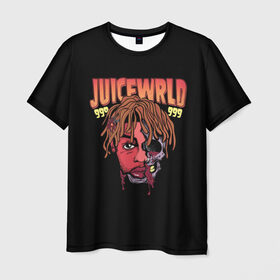 Мужская футболка 3D с принтом Juice WRLD в Курске, 100% полиэфир | прямой крой, круглый вырез горловины, длина до линии бедер | dreams | jucie | juice | lucid | rap | world | wrld | американский | ворлд | врлд | джус | реп | репер | рэп | рэпер