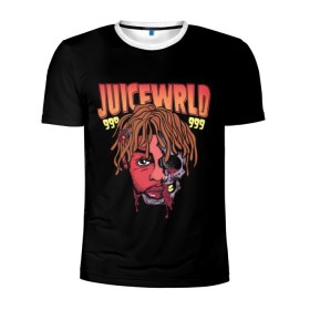 Мужская футболка 3D спортивная с принтом Juice WRLD в Курске, 100% полиэстер с улучшенными характеристиками | приталенный силуэт, круглая горловина, широкие плечи, сужается к линии бедра | Тематика изображения на принте: dreams | jucie | juice | lucid | rap | world | wrld | американский | ворлд | врлд | джус | реп | репер | рэп | рэпер