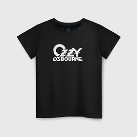 Детская футболка хлопок с принтом Ozzy Osbourne в Курске, 100% хлопок | круглый вырез горловины, полуприлегающий силуэт, длина до линии бедер | heavy | ozzy osbourne