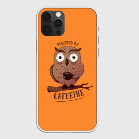 Чехол для iPhone 12 Pro Max с принтом Сова в Курске, Силикон |  | Тематика изображения на принте: caffeine | coffee | owl | кафе | кофе | кофеин | сова | совы