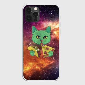 Чехол для iPhone 12 Pro Max с принтом Космический Кот в Курске, Силикон |  | Тематика изображения на принте: cat | cosmic | galaxy | pizza | taco | в космосе | галактика | космос | кот | коты | пицца | тако