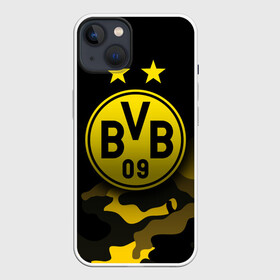 Чехол для iPhone 13 с принтом Боруссия Дортмунд в Курске,  |  | borusse | borussia | borussia dortmund | bvb | dortmund | schwarzgelben | боруссия | боруссия дортмунд | бундеслига | германия | дортмунд | дортмундcкая боруссия | жёлто ченрые | форма | футбол | футболист | футбольная