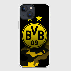 Чехол для iPhone 13 mini с принтом Боруссия Дортмунд в Курске,  |  | borusse | borussia | borussia dortmund | bvb | dortmund | schwarzgelben | боруссия | боруссия дортмунд | бундеслига | германия | дортмунд | дортмундcкая боруссия | жёлто ченрые | форма | футбол | футболист | футбольная