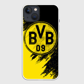 Чехол для iPhone 13 с принтом Боруссия Дортмунд в Курске,  |  | borusse | borussia | borussia dortmund | bvb | dortmund | schwarzgelben | боруссия | боруссия дортмунд | бундеслига | германия | дортмунд | дортмундcкая боруссия | жёлто ченрые | форма | футбол | футболист | футбольная