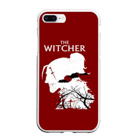 Чехол для iPhone 7Plus/8 Plus матовый с принтом The Witcher в Курске, Силикон | Область печати: задняя сторона чехла, без боковых панелей | wild hunt | арбалет | ведьмак 3 | геральт | дикая | магия | охота | сказка | сфера | фэнтези | цири