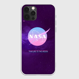 Чехол для iPhone 12 Pro Max с принтом NASA Take me to the Moon в Курске, Силикон |  | administration | aeronautics | brand | logo | nasa | national | oldschool | space | usa | исследование | космос | лого | наса | национальное | олдскул | сша | управление