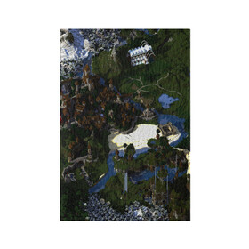 Обложка для паспорта матовая кожа с принтом City Of Minecraft в Курске, натуральная матовая кожа | размер 19,3 х 13,7 см; прозрачные пластиковые крепления | blade | blocks | creeper | cubes | game | ken | mine craft | minecraft | mobs | sword | игры | крипер | майн крафт | майнкрафт | моб