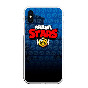 Чехол для iPhone XS Max матовый с принтом BRAWL STARS в Курске, Силикон | Область печати: задняя сторона чехла, без боковых панелей | brawl stars | brawl stars сервер | браво старс | игра brawl stars | персонажи brawl stars.