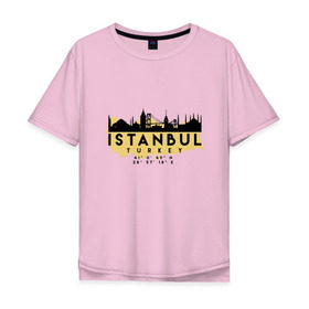 Мужская футболка хлопок Oversize с принтом Стамбул - Турция в Курске, 100% хлопок | свободный крой, круглый ворот, “спинка” длиннее передней части | adventure | city | travel | turkey | world | город | государство | европа | жизнь | карта | культура | люди | мир | народ | памятни | партиот | планета | приключение | путешествие | спорт | ссср | стамбул | столица | страна
