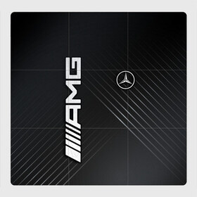 Магнитный плакат 3Х3 с принтом Mercedes в Курске, Полимерный материал с магнитным слоем | 9 деталей размером 9*9 см | amg | mercedes | авто | автомобиль | иномарка | логотип | машина | мерседес | текстура