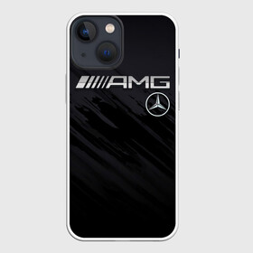 Чехол для iPhone 13 mini с принтом Mercedes в Курске,  |  | amg | mercedes | авто | автомобиль | иномарка | логотип | машина | мерседес | текстура