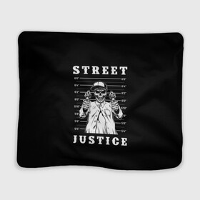 Плед 3D с принтом Street justice в Курске, 100% полиэстер | закругленные углы, все края обработаны. Ткань не мнется и не растягивается | Тематика изображения на принте: justice | s | skeleton | skull | street | банда | бандана | бандит | бейсболка | графика | иллюстрация | картинка | мода | надпись | оружие | пистолеты | платок | револьверы | рисунок | символ | скелет | справедливость