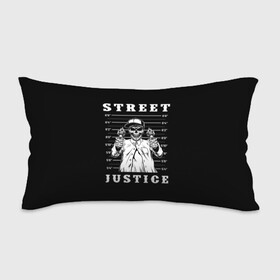 Подушка 3D антистресс с принтом Street justice в Курске, наволочка — 100% полиэстер, наполнитель — вспененный полистирол | состоит из подушки и наволочки на молнии | Тематика изображения на принте: justice | s | skeleton | skull | street | банда | бандана | бандит | бейсболка | графика | иллюстрация | картинка | мода | надпись | оружие | пистолеты | платок | револьверы | рисунок | символ | скелет | справедливость