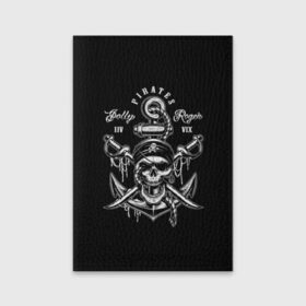 Обложка для паспорта матовая кожа с принтом Pirates в Курске, натуральная матовая кожа | размер 19,3 х 13,7 см; прозрачные пластиковые крепления | Тематика изображения на принте: b | pirates | robbers | sea | skull | бандана | веселый | графика | иллюстрация | канат | картинка | кости | логотип | мода | морские | надпись | оружие | пираты | платок | разбойники | рисунок | роджер | сабли | стиль
