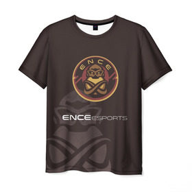 Мужская футболка 3D с принтом ence esports в Курске, 100% полиэфир | прямой крой, круглый вырез горловины, длина до линии бедер | cs:go | cybersport | киберспорт | турнир | финляндия | фины