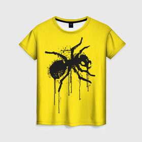 Женская футболка 3D с принтом The Prodigy в Курске, 100% полиэфир ( синтетическое хлопкоподобное полотно) | прямой крой, круглый вырез горловины, длина до линии бедер | 90 е | the prodigy | кит флинт | музыка | муравей | панк | рок | техно | электро