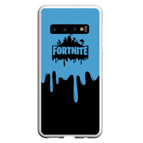 Чехол для Samsung Galaxy S10 с принтом FORTNITE - Black&Blue в Курске, Силикон | Область печати: задняя сторона чехла, без боковых панелей | Тематика изображения на принте: battlefield | counter strike | cs | cs go | csgo | dota | dota2 | exodus | fortnite | gta | kombat | metro | mortal | moscow | off white | place | pubg | supreme | trasher | vans | метро | москва