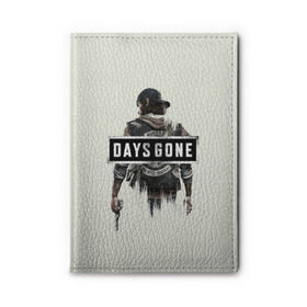 Обложка для автодокументов с принтом Days Gone Poster в Курске, натуральная кожа |  размер 19,9*13 см; внутри 4 больших “конверта” для документов и один маленький отдел — туда идеально встанут права | Тематика изображения на принте: 2019 | days gone | game | poster | ps4 | zombie | жизнь после | зомби | игра