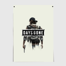 Постер с принтом Days Gone Poster в Курске, 100% бумага
 | бумага, плотность 150 мг. Матовая, но за счет высокого коэффициента гладкости имеет небольшой блеск и дает на свету блики, но в отличии от глянцевой бумаги не покрыта лаком | 2019 | days gone | game | poster | ps4 | zombie | жизнь после | зомби | игра