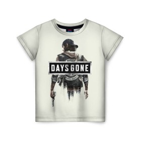 Детская футболка 3D с принтом Days Gone Poster в Курске, 100% гипоаллергенный полиэфир | прямой крой, круглый вырез горловины, длина до линии бедер, чуть спущенное плечо, ткань немного тянется | 2019 | days gone | game | poster | ps4 | zombie | жизнь после | зомби | игра