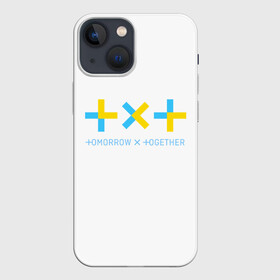 Чехол для iPhone 13 mini с принтом TOMORROW X TOGETHER   TXT в Курске,  |  | Тематика изображения на принте: bighit | blackpink | bts | girls’ generation | got7 | k pop | kpop | super junior | tomorrow x together | txt | к поп | кейпоп | корейская группа | корейская музыка