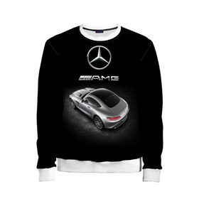 Детский свитшот 3D с принтом Mercedes V8 Biturbo AMG в Курске, 100% полиэстер | свободная посадка, прямой крой, мягкая тканевая резинка на рукавах и понизу свитшота | amg | cool | design | mercedes | mercedes benz | motorsport | power | prestige | race | silver | sport car | status | автоспорт | гонка | дизайн | круто | мерседес | мощь | престиж | серебряный | спорткар | статус