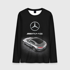 Мужской лонгслив 3D с принтом Mercedes V8 Biturbo AMG в Курске, 100% полиэстер | длинные рукава, круглый вырез горловины, полуприлегающий силуэт | amg | cool | design | mercedes | mercedes benz | motorsport | power | prestige | race | silver | sport car | status | автоспорт | гонка | дизайн | круто | мерседес | мощь | престиж | серебряный | спорткар | статус