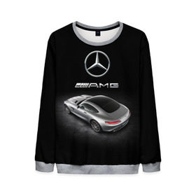 Мужской свитшот 3D с принтом Mercedes V8 Biturbo AMG в Курске, 100% полиэстер с мягким внутренним слоем | круглый вырез горловины, мягкая резинка на манжетах и поясе, свободная посадка по фигуре | Тематика изображения на принте: amg | cool | design | mercedes | mercedes benz | motorsport | power | prestige | race | silver | sport car | status | автоспорт | гонка | дизайн | круто | мерседес | мощь | престиж | серебряный | спорткар | статус