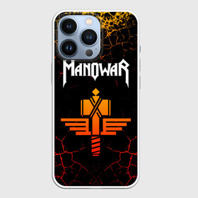 Чехол для iPhone 13 Pro с принтом MANOWAR в Курске,  |  | Тематика изображения на принте: manowar | manowar 2019 | manowar warriors | manowar world | группа manowar | концерт manowar. | мановар