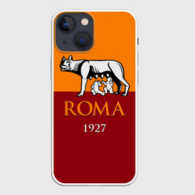 Чехол для iPhone 13 mini с принтом Рома в Курске,  |  | as roma | giallorossi | lupi | roma | romanista | волки | жёлто красные | италия | рома | серия а | форма | футбол | футболист | футбольная | футбольный клуб