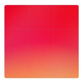 Магнитный плакат 3Х3 с принтом Оранжевый градиент в Курске, Полимерный материал с магнитным слоем | 9 деталей размером 9*9 см | Тематика изображения на принте: 