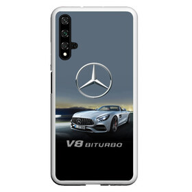 Чехол для Honor 20 с принтом V8 Biturbo в Курске, Силикон | Область печати: задняя сторона чехла, без боковых панелей | Тематика изображения на принте: amg | cool | design | mercedes | mercedes benz | motorsport | power | prestige | race | sport car | status | автоспорт | гонка | дизайн | круто | мерседес | мощь | престиж | спорткар | статус