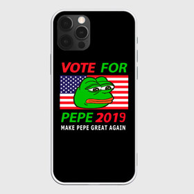 Чехол для iPhone 12 Pro Max с принтом Vote for pepe в Курске, Силикон |  | bad | dab | frog | good | kek | make pepe great again | pepe | sad | sad frog | vote for pepe | кек | лягушка | мем | мемы | пепе | со смыслом | фрог