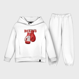 Детский костюм хлопок Oversize с принтом National Team Boxing в Курске,  |  | бокс | перчатки